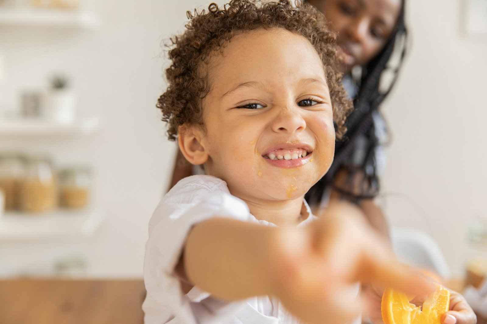 Healthy toddler playing outdoors, focusing on natural immune support